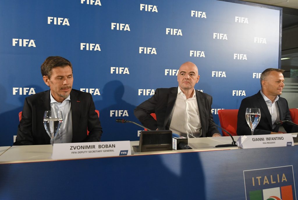 FIFA First "offline" VAR test in Bari - Press Conference