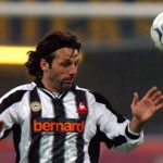 Domenico Morfeo of Inter Milan and Fabio Rossitto of Udinese in action