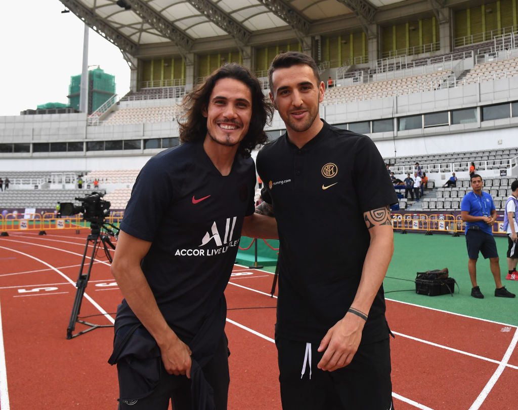 Cavani e Vecino