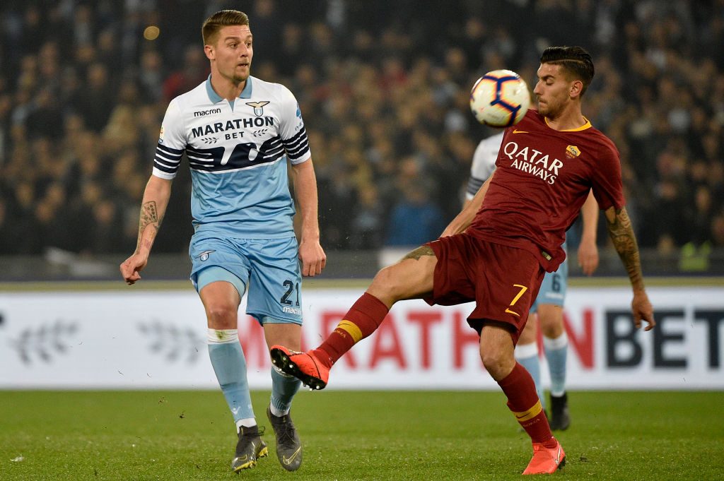 Lazio-Roma: Milinkovic è in dubbio