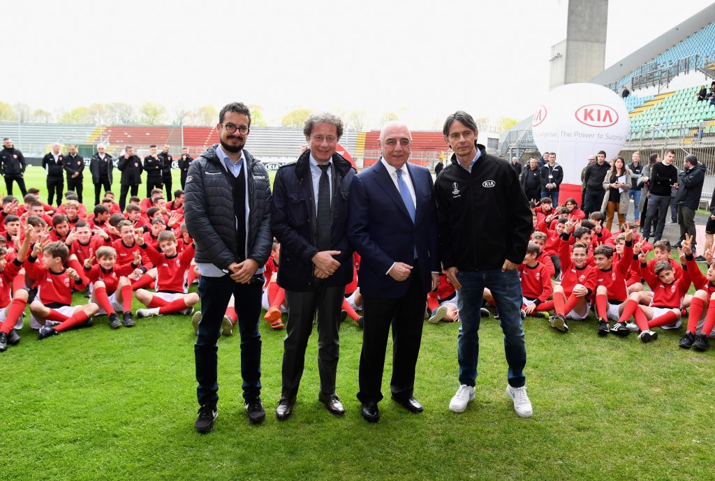 UEL Trophy Tour Driven by Kia Visits Milan