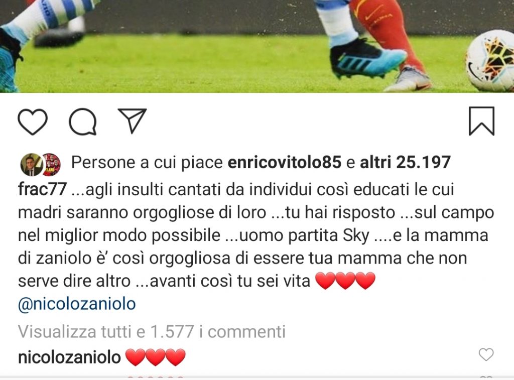 Il derby di Roma e la mamma di Nicolò