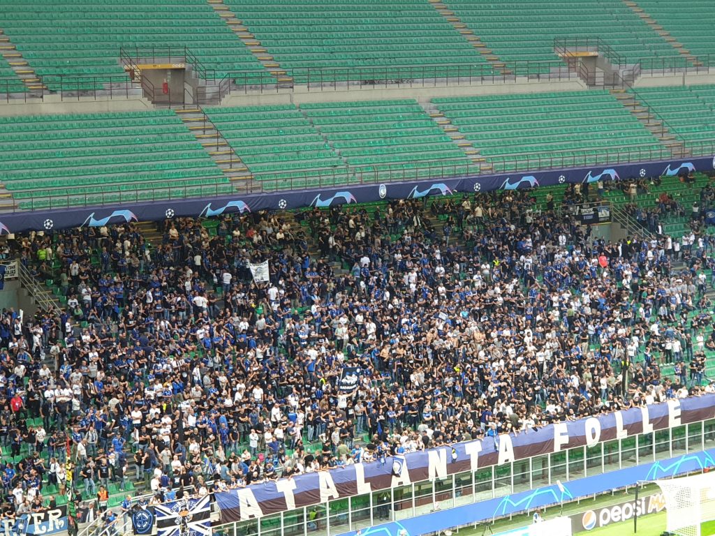 Ultras Atalanta a San Siro