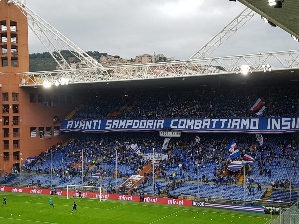 fibrillazione tifosi Samp