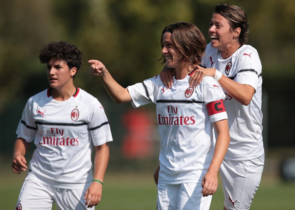 Milan femminile le ex compagne Valentina Giacinti e Daniela Sabatino