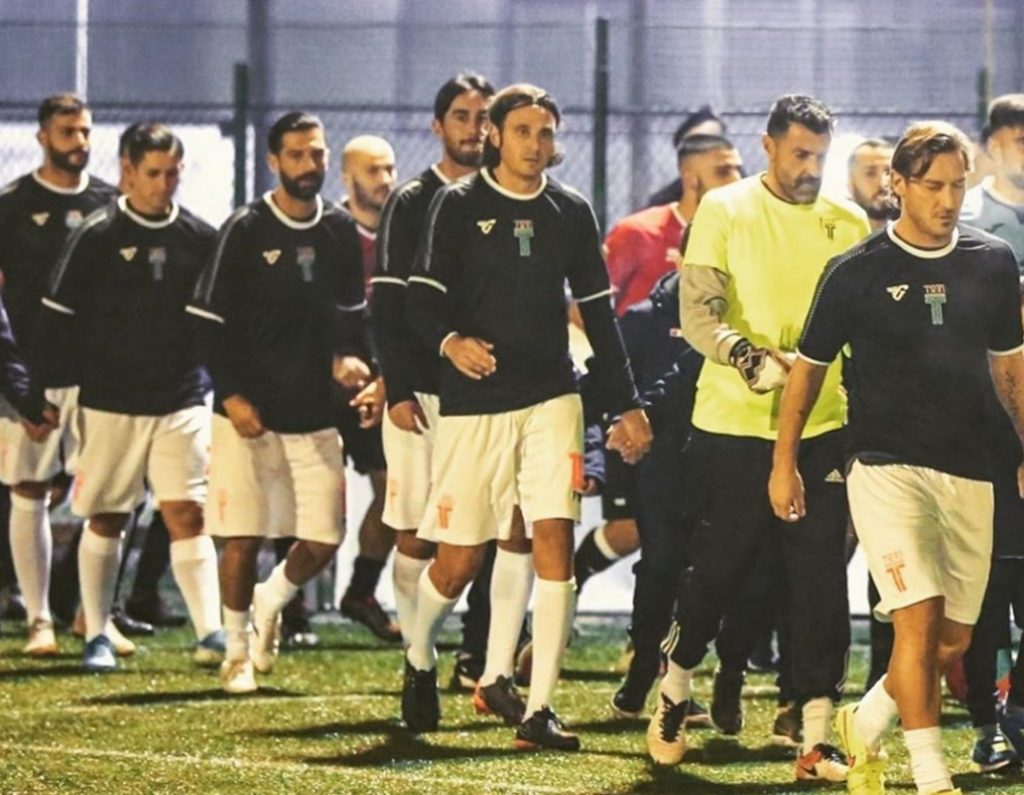Totti e il derby di calciotto