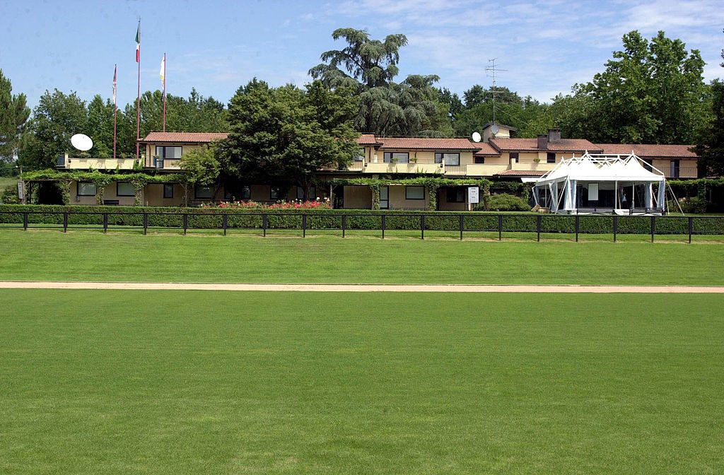 General view of the AC Milan training complex at Milanello