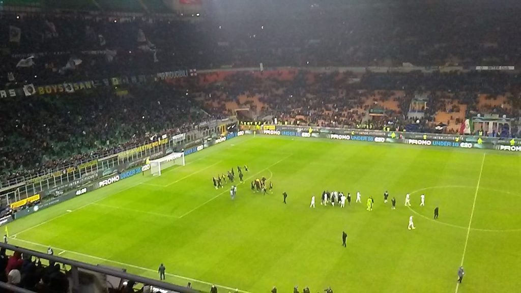 Festa Inter contro la Spal