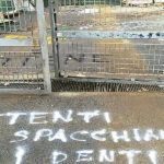 Scritte minacciose post-derby