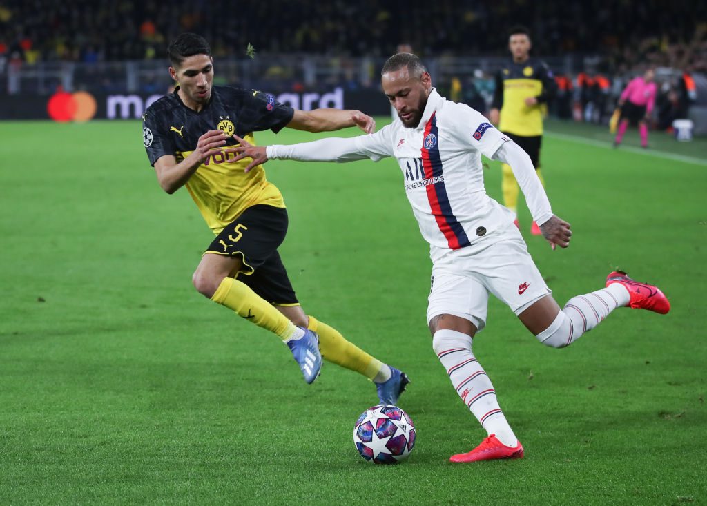 Borussia Dortmund v Paris Saint-Germain - UEFA Champions League Round of 16: First Leg
