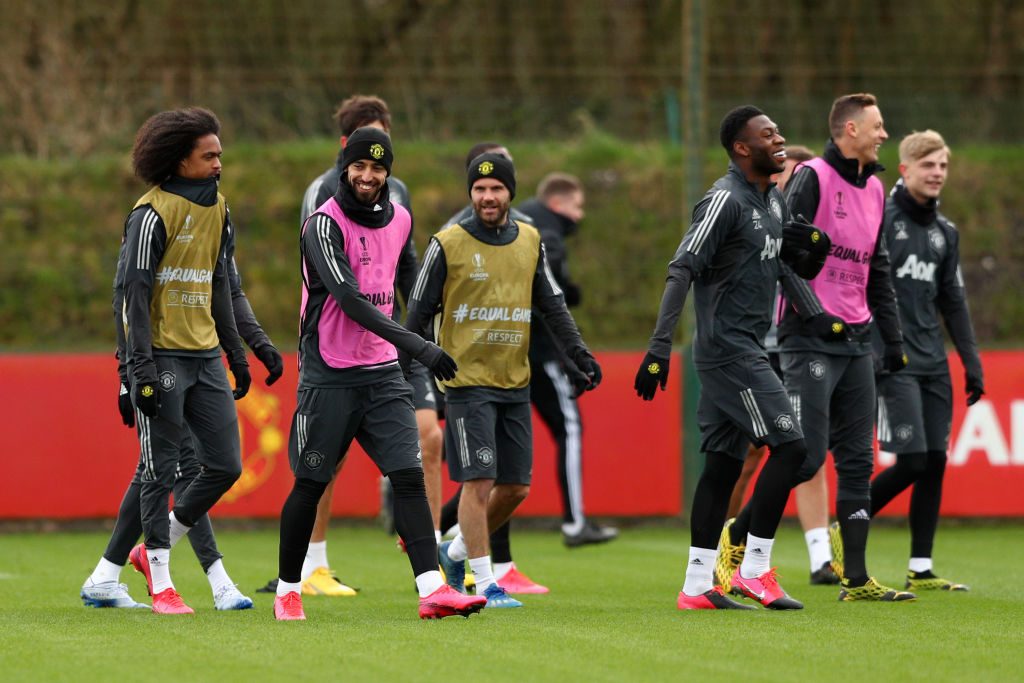 Manchester United Training Session And Press Conference