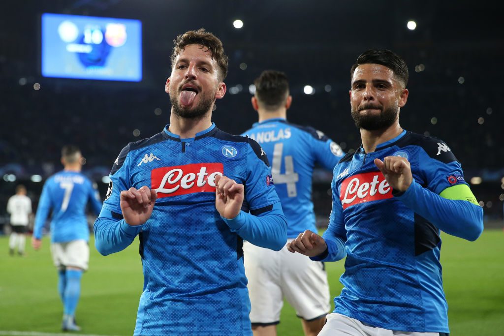 SSC Napoli v FC Barcelona - UEFA Champions League Round of 16: First Leg