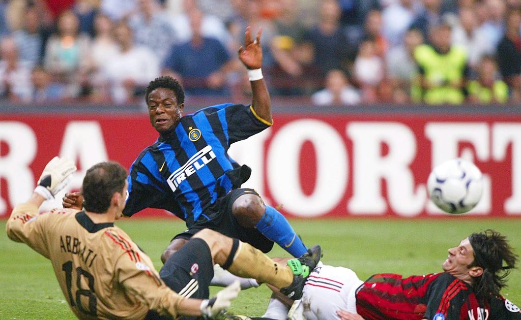 Fussball: CL 02/03, Inter Mailand - AC Mailand