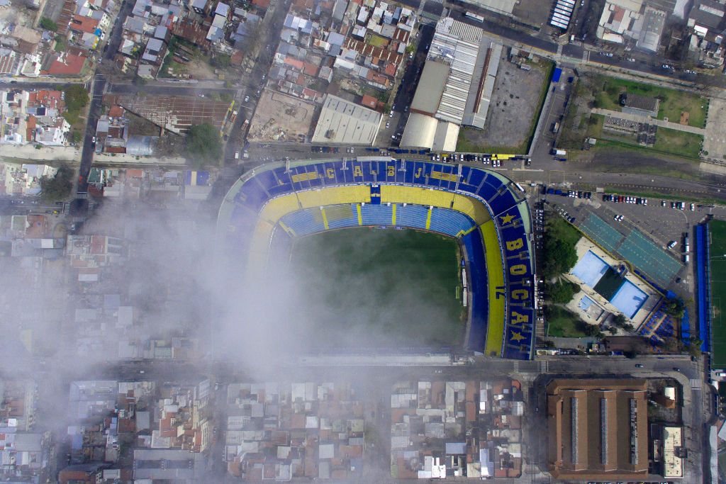 La Bombonera From The Sky