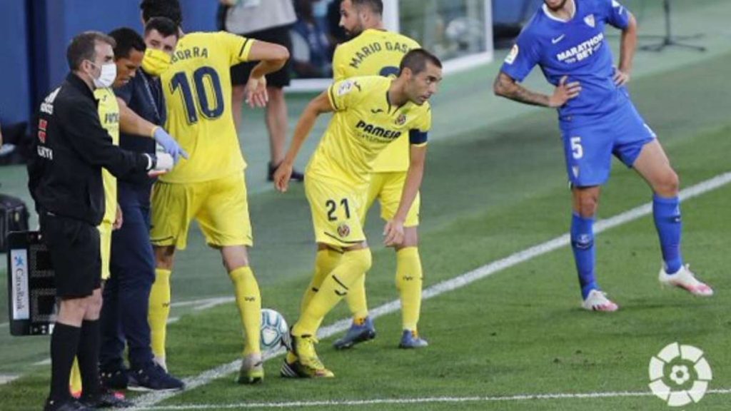 bruno soriano - villareal - infortunio