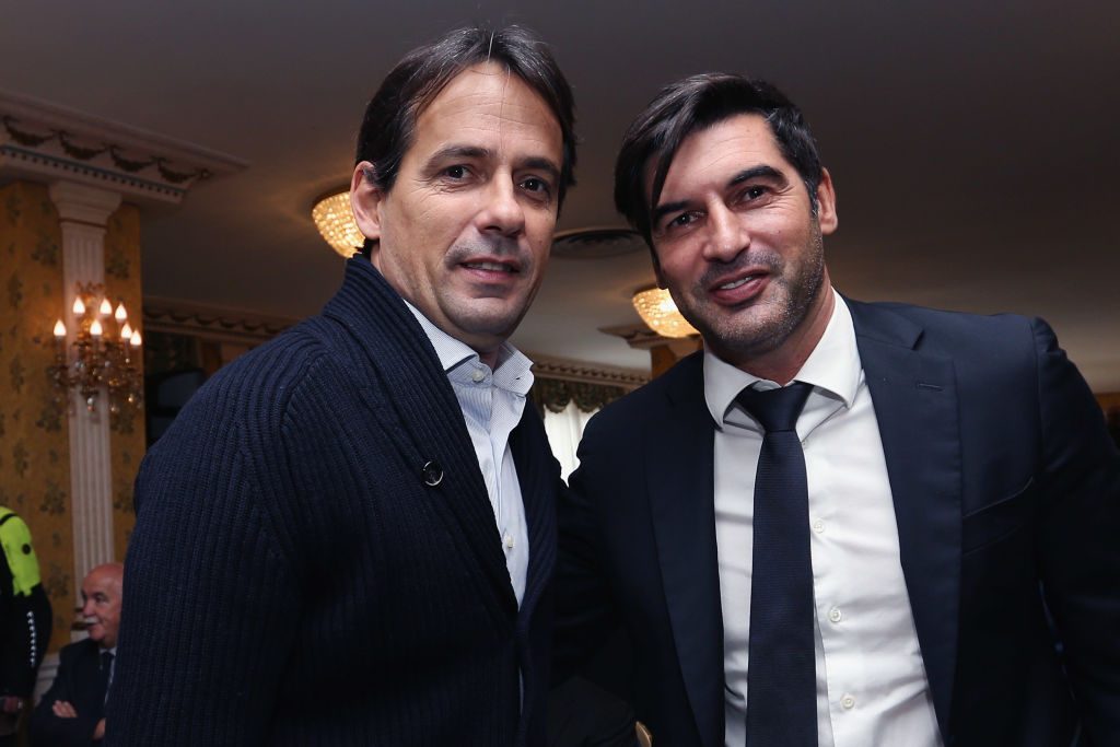 Fonseca e Inzaghi, i primi tecnici a sfidarsi nei derby di Roma e Milano