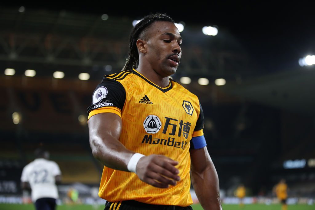 Adama Traorè con la maglia del Wolverhampton - Ph Getty Images