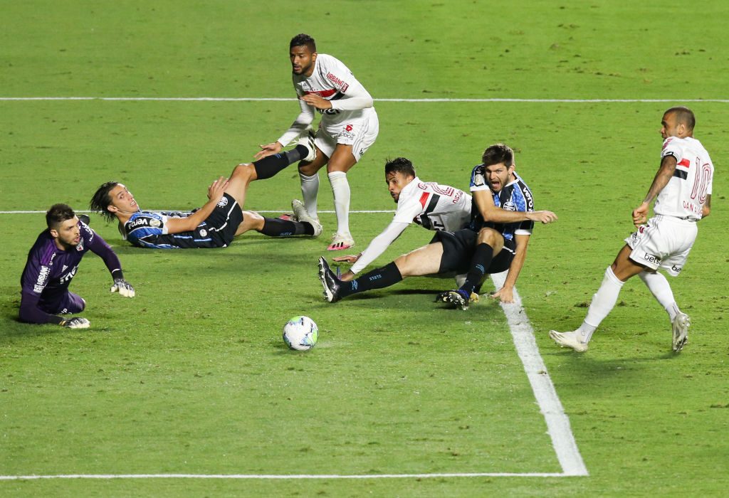 2020 Brasileirao Series A: Sao Paulo v Gremio Play Behind Closed Doors Amidst the Coronavirus (COVID - 19) Pandemic