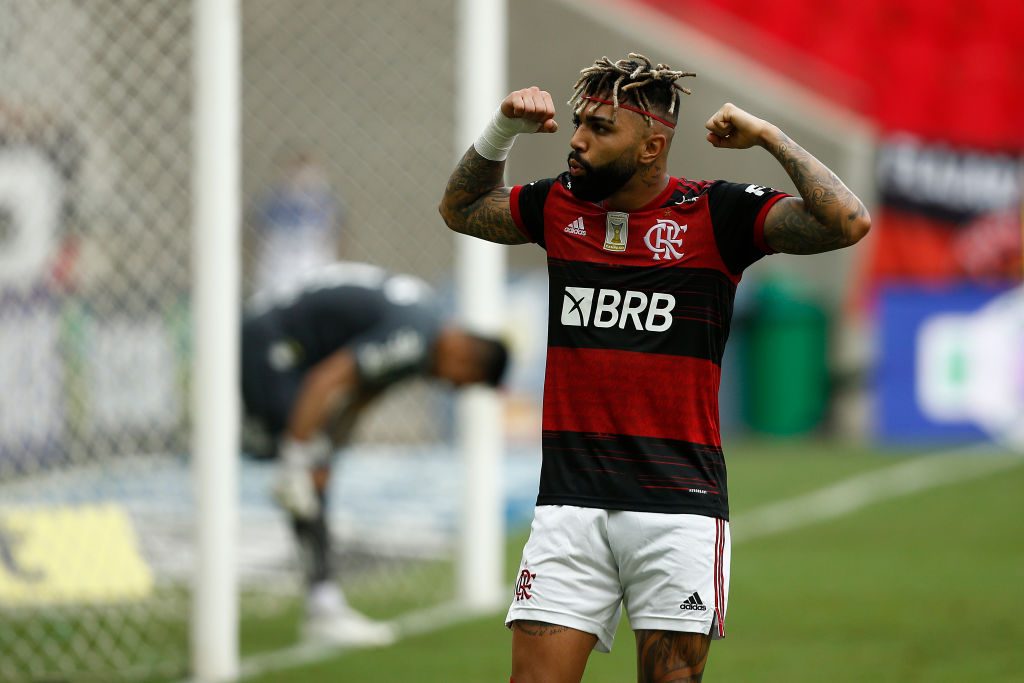 2020 Brasileirao Series A: Flamengo v Santos Play Behind Closed Doors Amidst the Coronavirus (COVID-19) Pandemic