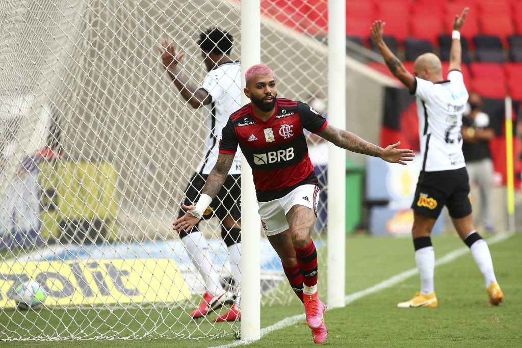 Brasileirao Series A: Flamengo v Corinthians Play Behind Closed Doors Amidst the Coronavirus (COVID - 19) Pandemic