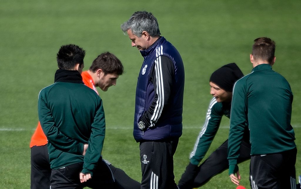 Real Madrid training and Press Conference