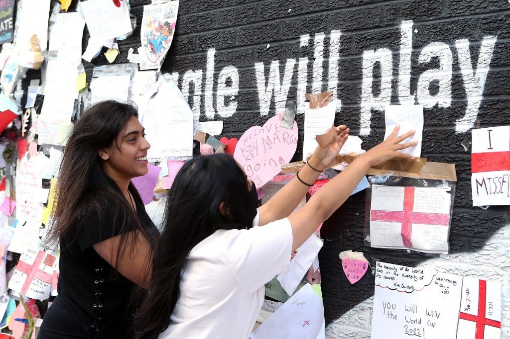 Il murales per Rashford