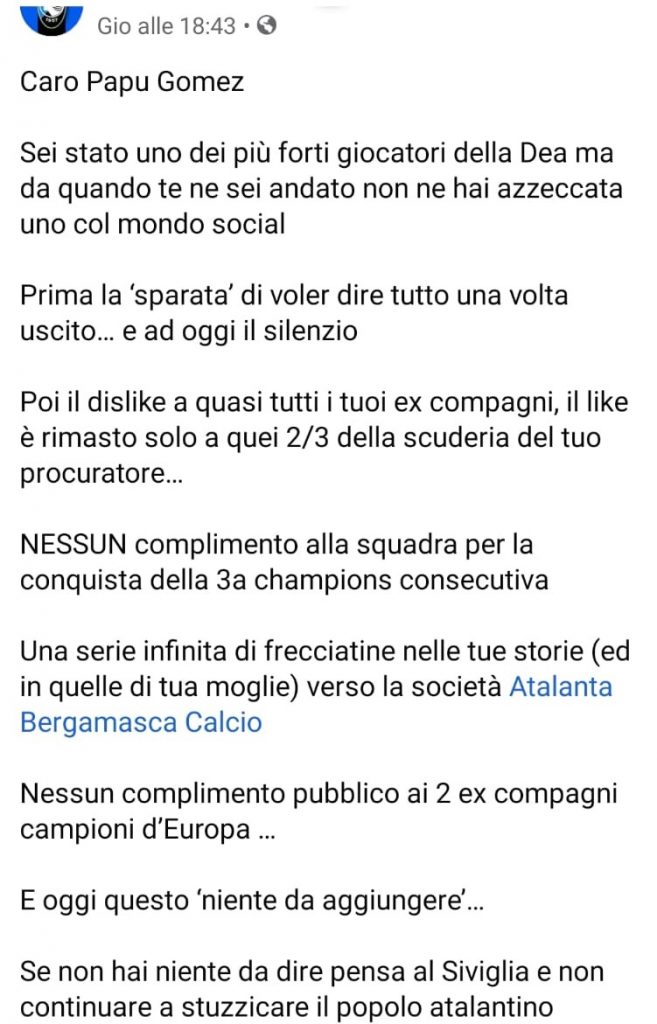 atalanta tifosi