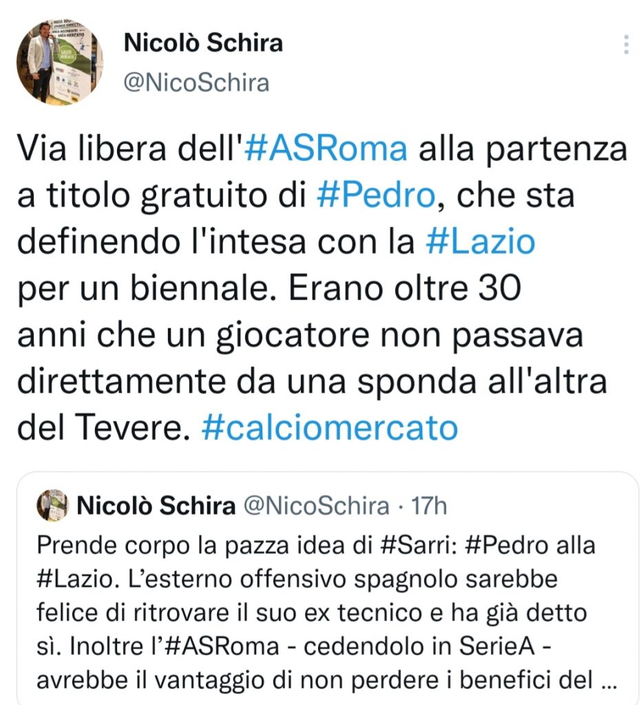 Mercato Roma Lazio