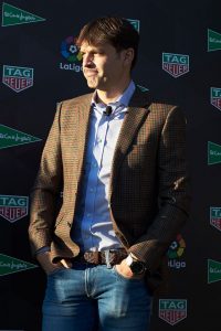 Morientes And Mendieta Attend TAG Heuer Event In Madrid