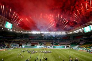 2020 Copa do Brasil Final: Palmeiras v Gremio Play Behind Closed Doors Amidst the Coronavirus (COVID - 19) Pandemic