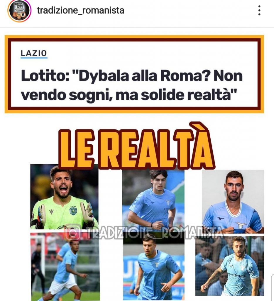 ROMANISTI CONTRO LOTITO