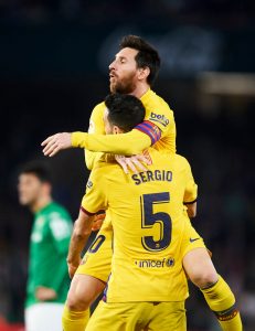 BUSQUETS E MESSI INSIEME