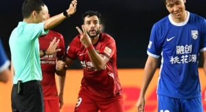 ARBITRO COLPITO ALLA SCHIENA