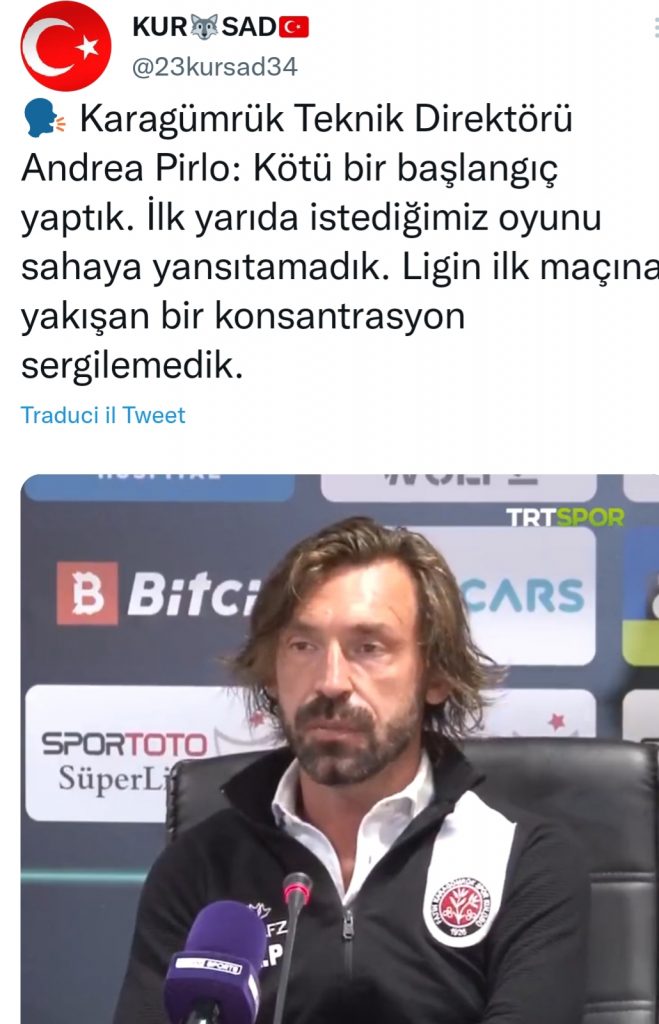 PIRLO IN TURCHIA