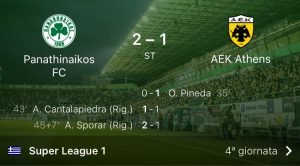 DERBY DI ATENE