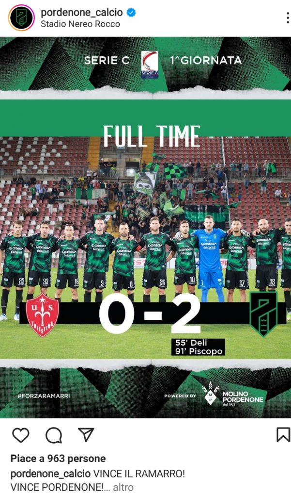 DERBY A TRIESTE