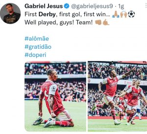 IL DERBY FIRMATO DA GABRIEL JESUS