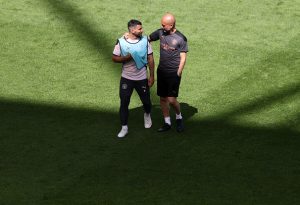 Manchester City FC Training Session and Press Conference - UEFA Champions League Final 2021