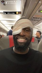 INFORTUNIO RUDIGER