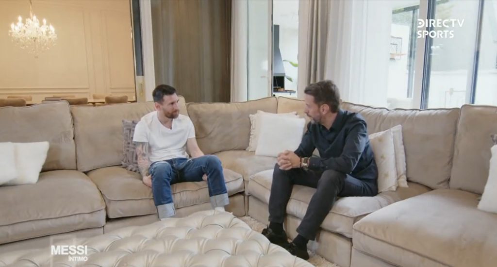 MESSI IN TV
