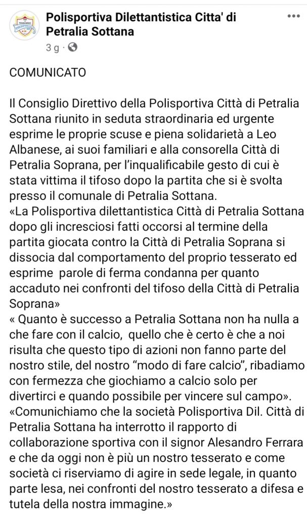 DERBY DELLE PETRALIE