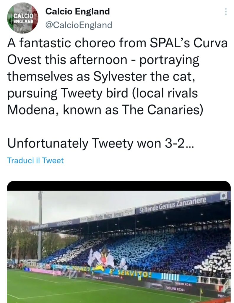 SPAL-MODENA 2-3