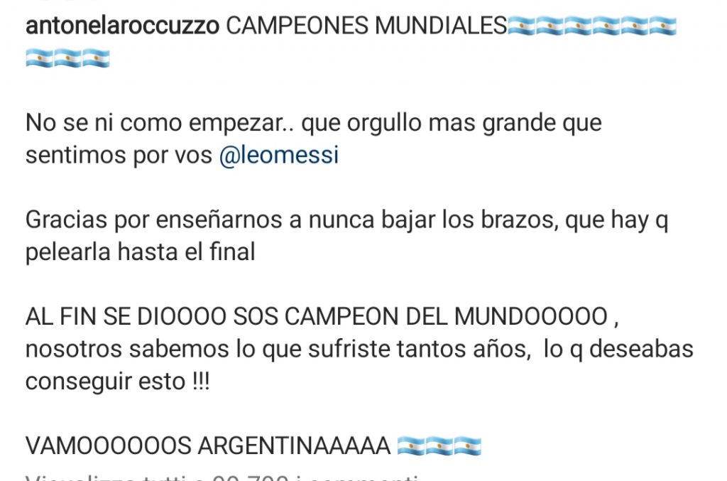MOGLIE MESSI