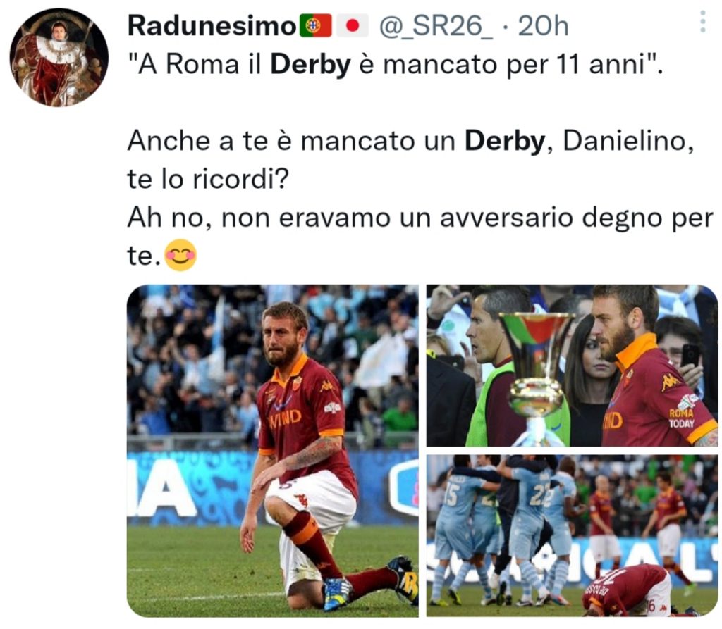 ROMA LAZIO DE ROSSI