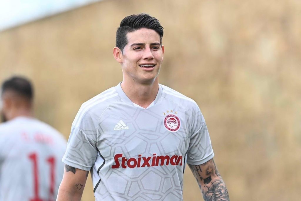 James Rodriguez incanta anche con l'Olympiacosos