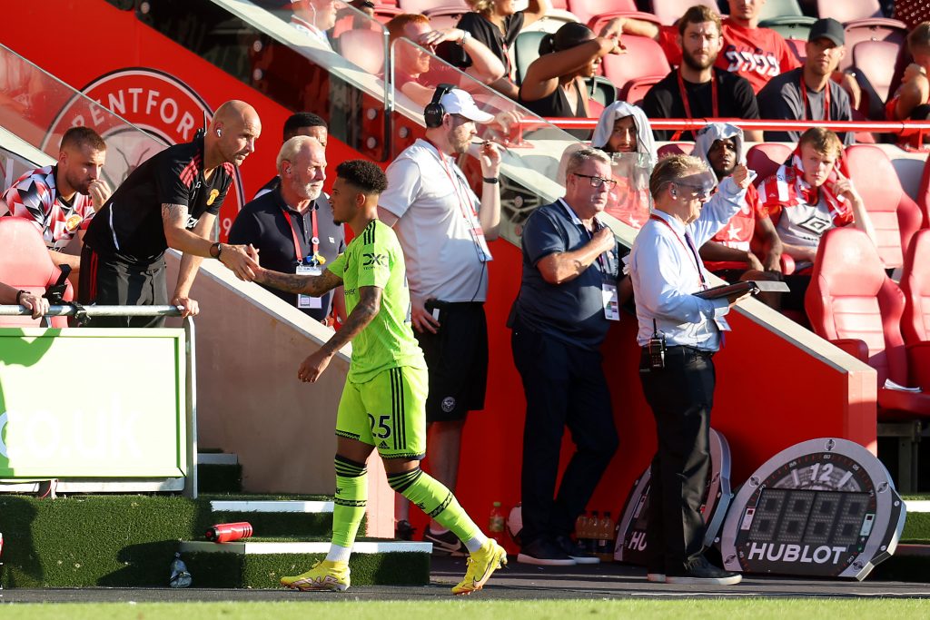 JADON SANCHO OUT
