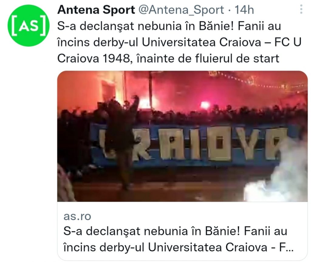 DERBY CRAIOVA