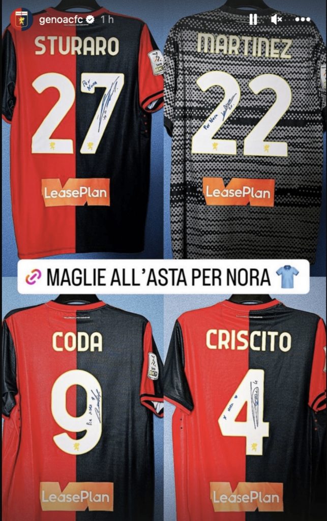 IL GENOA PER NORA