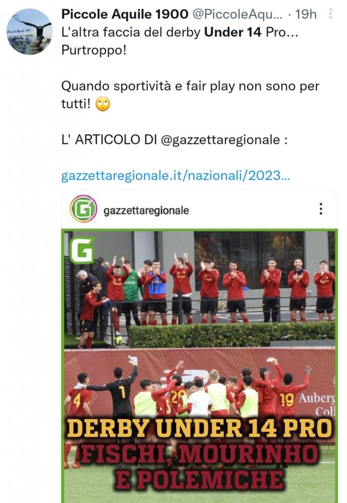 ROMA LAZIO UNDER 14