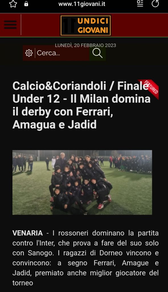 DERBY UNDER 12
